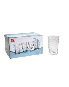 SIGMA Set staklenih čaša 220ml 6/1 GRB220-B