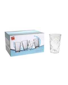 SIGMA Set staklenih čaša 220ml 6/1 GRB220-C
