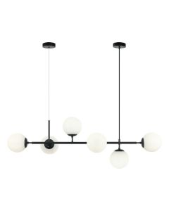 FORMA Visilica 6xE27 F7031-6V BK-WH