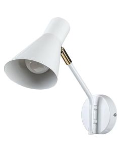 RABALUX Zidna lampa Alfons bela, E27 25W - 3050-1