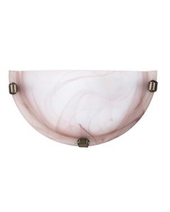 Rabalux Zidna lampa Alabastro E27 1x MAX 60W alabaster - duvan braon (3053) - 3053