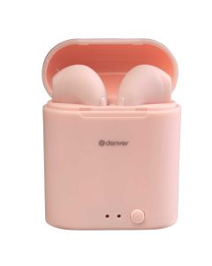 DENVER Bežične bluetooth slušalice TWE-46, roza - 30663