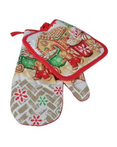 SIGMA NG kuhinjski set rukavica+podmetač medenjaci NG-2PKS228-B - 3071018