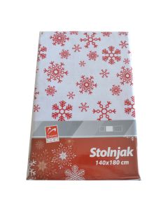 SIGMA NG stolnjak 140x180 cm crvene pahulje - 3072070