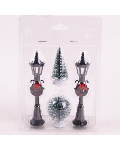 ENA Novogodišnji set za dekoraciju 12cm 580263