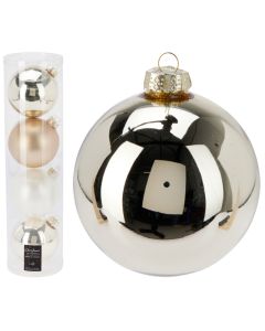 ENA Set novogodišnjih kugli 10cm 4/1 512737