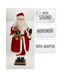 ENA Novogodišnja muzička figura Deda Mraz 110cm 514133