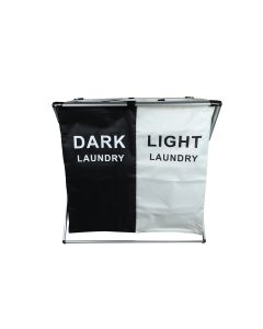 SIGMA Dvodelna platnena korpa za veš 60cm MV94-02