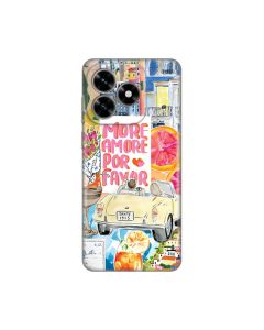 Maska za Honor X5c Plus More Amore Silikonska Print