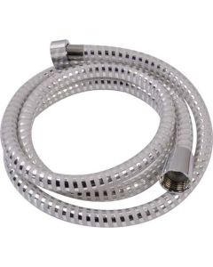 TENDANCE Tuš crevo rastegljivo 1,5m pvc bela/srebrna - 3102100