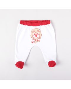 CRVENA ZVEZDA Pantalone za bebe, crvena/bela - 3104-2162