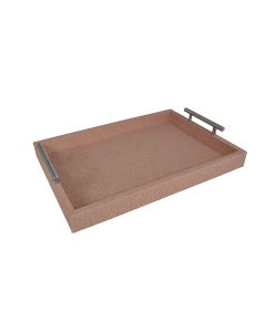 SIGMA Poslužavnik 42x31cm HRT-23A352S, narandžasta čipka