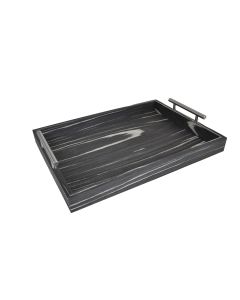 SIGMA Drveni poslužavnik 42x31cm HRT-23A327S, tamno siva