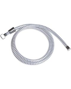 TENDANCE Tuš crevo rastegljivo 2m pvc bela/srebrna - 3107100