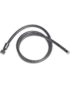 TENDANCE Tuš crevo rastegljivo 2m pvc crna/srebrna - 3108103