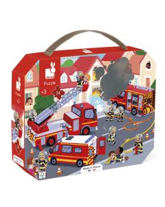 JANOD Puzzle za decu Vatrogasci - 24 dela - J02605