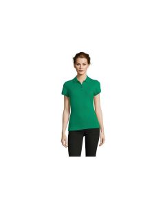 PEOPLE ženska polo majica sa kratkim rukavima - kelly green