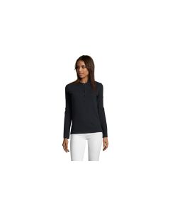 PODIUM ženska polo majica sa dugim rukavima - teget