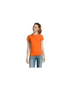 PASSION ženska polo majica sa kratkim rukavima - narandžasta