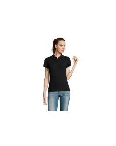 PASSION ženska polo majica sa kratkim rukavima - crna