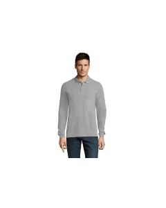 WINTER II muška polo majica sa dugim rukavima - grey melange