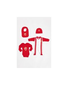 CRVENA ZVEZDA Set za dečake 4/1, bela-crvena - 3118-13-6M