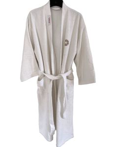 VIKTORIJA Bade Mantil Frotir White L Kratak rukav - VLK000312-white