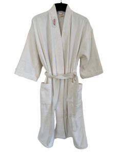 VIKTORIJA Bade Mantil Frotir White Kimono L Kratak rukav - VLK000312-whitekimonoL