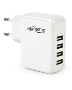 GEMBIRD Punjač, EG-U4AC-02, za telefone i tablete 5v 3.1A 4xUSB, bela - 20085