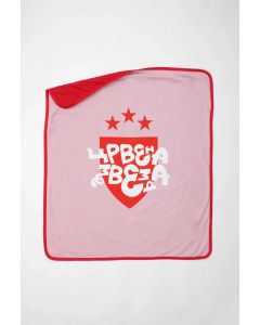 CRVENA ZVEZDA Prekrivač interlok roze 80x90 - 3131-24r