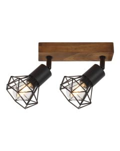 Rabalux Spot rasveta Zeus E14 2x MAX 40W hrast (3138) - 3138