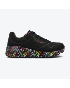 SKECHERS Patike Uno Lite Lovely Luv GG - 314976L-BKMT37