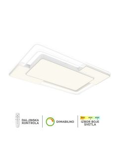 FORMA LED plaf. lampa 128W 3000K-6400K F2823-128C WH