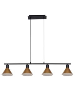 Rabalux Visilica Alvaro E27 4x MAX 40W mat crno (3160) - 3160
