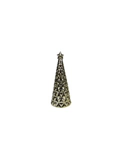 SIGMA Novogodišnja figura Zlatna jelka 8 x 20 cm,  3164048 - 3164048