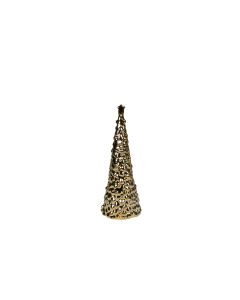SIGMA Novogodišnja figura Zlatna jelka 9 x 13 cm,  3164051 - 3164051