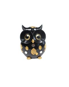 SIGMA Figura Sova 15cm LH-041, crna/zlatna