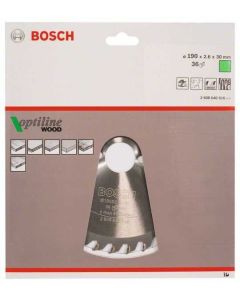 BOSCH List kružne testere Optiline Wood 190x30x2,6 mm, 36 - 2608640616