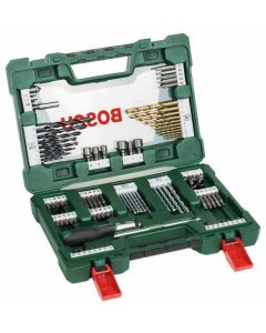 BOSCH 91-delni V-Line TiN set burgija i bitova sa odvrtačem čegrtaljkom i magnetnim štapom - 2607017195