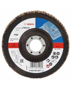 BOSCH Lamelni brusni disk za metal X431 125 mm G60 - 2608603657