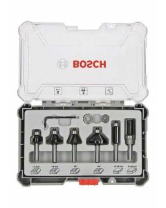 BOSCH Komplet glodala, 6 komada, Trim&Edging držač od 8 mm 2607017469 - 2607017469