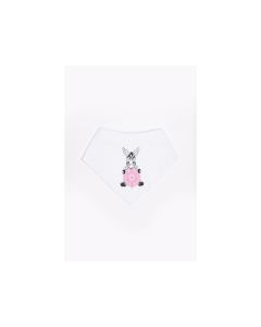 PARTIZAN Portikla za bebe Zebra, bela-roze - 3166-zebra