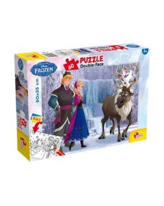 LISCIANI Puzzle Frozen The Iceland 2u1 složi I oboji  - 60 delova - 31663