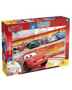 LISCIANI Puzzle Cars 2u1  složi I oboji - 60 delova - 31679