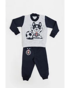 PARTIZAN Trenerka Buldog, teget/siva - 3168-buldog68