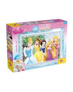 LISCIANI Puzzle Princess 2u1 složi I oboji - 108 delova - 31682