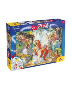 LISCIANI Puzzle Knjiga o Džungli 2u1 složi I oboji - 108 delova - 31690