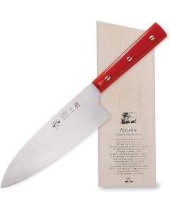 Berti  Santoku nož,crvena plastična drška