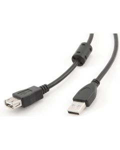 GEMBIRD CCF-USB2-AMAF-6 USB 2.0 A-plug A-socket kabl with ferrite core 1.8m - 2521