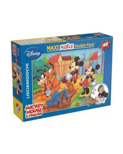 LISCIANI Puzzle Maxi  Miki Maus - My friends 2u1 složi I oboji - 108 dela - 31723